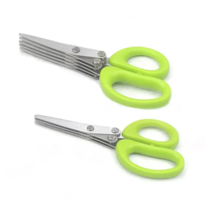 Tesoura Multiuso de Aço Inoxidável para Cortar Verduras e Saladas - Praticidade na Cozinha - Kitchen Gadget